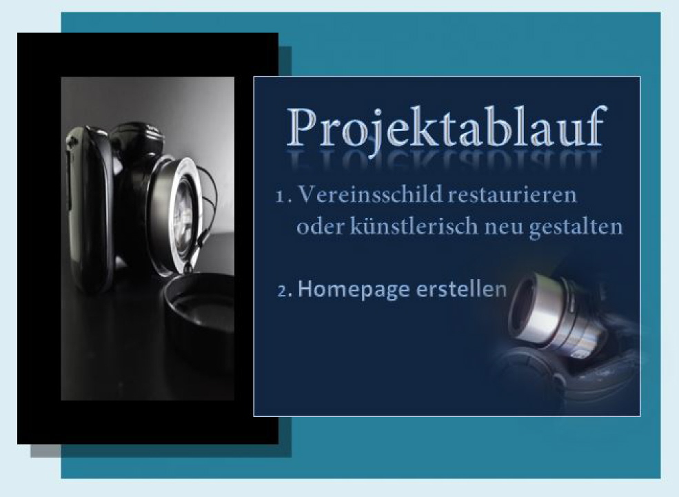 Vereinschild restaurieren